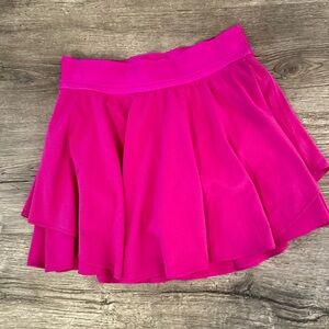 Lululemon Court Rival Perforated High-Rise Pink Skirt Skort Size 4